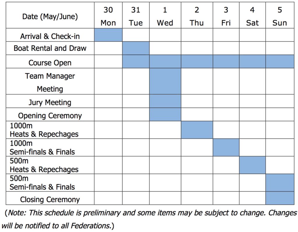schedule
