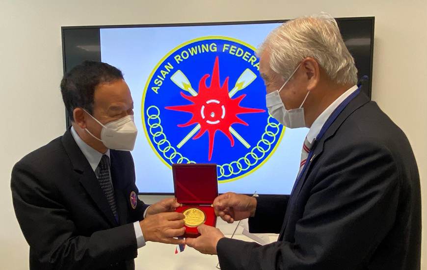 ARF presented Honorable Medal to Former JARA President